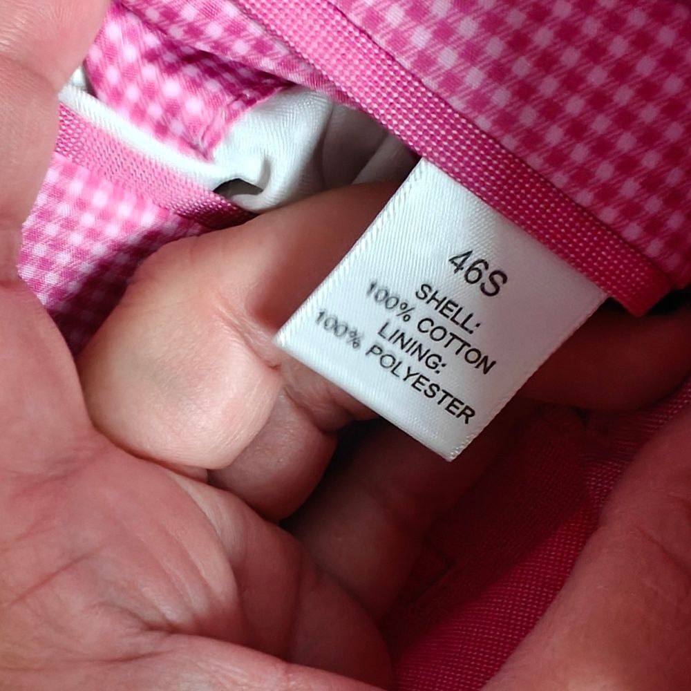 Saddlebred Vibrant Pink Sport Coat Blazer Suit Jacket 46S - Picture 9 of 10